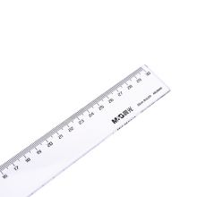 晨光(M&G)文具30cm透明塑料学生绘图直尺 单把装ARL96005