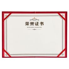 得力(deli)10本8K特种纸封面荣誉证书附赠内芯/打印模板 24821