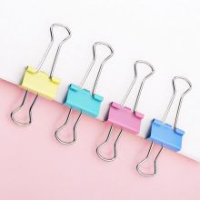 得力(deli)63只多规格彩色长尾夹/燕尾夹/票夹(32mm10只+25mm18只+19mm35只) 8529