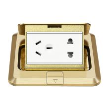 公牛(BULL)五孔地插座 全铜5孔地插地板地面插座地插座 GD1Z223