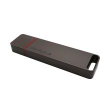 联想（thinkplus）移动固态U盘512G TU100Pro系列 超极速传输 金属U盘 大容量移动固态优盘灰色