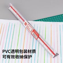 得力(deli) 8930 30cm多色标识三棱比例尺子 6种比例