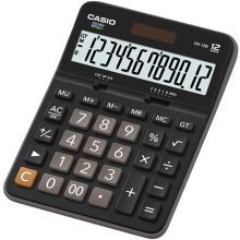 卡西欧（CASIO）DX-12B 商务计算器 大型机 黑色经典款