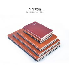 笔记本子学生日记本工作商务办公加厚笔记本子仿皮面记事本 A5（14.5*21.4）厘米 黑色