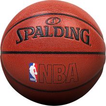斯伯丁(SPALDING)NBA彩色运球人室内室外PU篮球 74-601Y