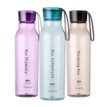 乐扣乐扣(LOCK&LOCK) 便携塑料水杯茶杯子 运动水杯提绳防漏水壶550ml HLC644BRW(550ml)