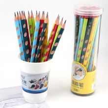 宝克(BAOKE) 原木铅笔洞洞笔 三角2B（30支/筒实惠装）PL1700
