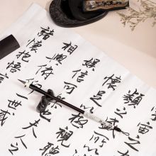 得力(deli)小号兼毫毛笔  行草隶篆书笔文房四宝 75505