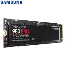 三星（SAMSUNG）1TB SSD固态硬盘 M.2接口(NVMe协议PCIe 4.0 x4) 980 PRO （MZ-V8P1T0BW）