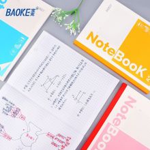 宝克 笔记本子记事本手账本日记本 方格本加厚 颜色随机 A5/60页 148×210mm NB2910A