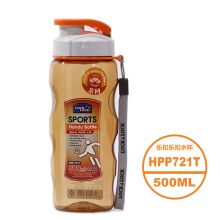 乐扣乐扣（LOCK&LOCK）带盖塑料运动杯防漏带滤网便携式茶杯水杯子  HPP721TR