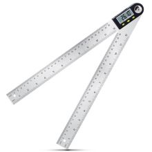 伊莱科 不锈钢数显角度尺（0-300MM）ET800102