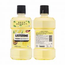 李施德林（Listerine）漱口水 柚恋百香果味清新口气深层清洁女500ml*3