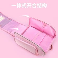 得力(deli)EVA背包男生减负书包双肩包15.5L容量可180°平摊 可爱粉 B5