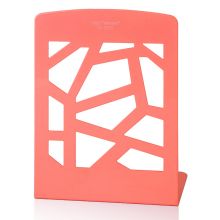 得力(deli) 9268 6.5英寸(高16cm)创意镂空铁书立架 金属书靠2片/付 彩色