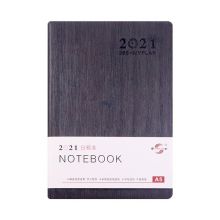 申士2021年日程本 时间管理效率手册A5/25K 352页年历本 J2021-G25灰色