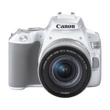佳能（Canon）EOS 200D II 200D2 专业数码单反（EF-S18-55mm f/4-5.6 IS STM）白色 Vlog相机视频