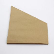 三角档案袋/文件袋 牛皮纸A4斜角袋梯形资料袋 100个装