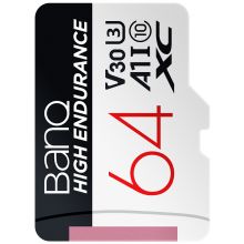喜宾banq 64GB TF（MicroSD） A1 U3存储卡V30 读速100MB/s
