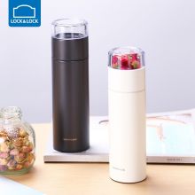 乐扣乐扣 品茗茶水分离保温杯 400ML白色 LHC4233WHT