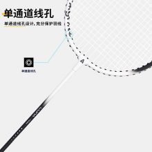 安格耐特 羽毛球拍套装 铁铝合金对拍家庭亲子娱乐初学 送三球 F2124