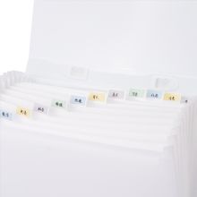 得力(deli)13格A4手提风琴包 北冥有鱼系列 72570