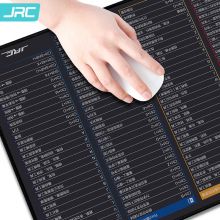 JRC 超大号快捷键大全鼠标垫电脑桌垫 黑色800*300*3mm