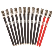 晨光(M&G)文具0.5mm黑色中性笔 孔庙祈福系列 (2红杆10黑杆)12支/盒AGP17512