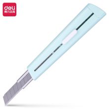 得力(deli) 马卡龙色美工刀 自动锁定功能裁纸刀/小刀 2038
