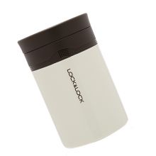 乐扣乐扣 保温饭盒不锈钢便当盒餐盒 单层焖烧杯子闷烧罐汤壶 白色 500ML LHC8024WHT