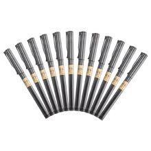 晨光(M&G)文具0.3mm黑色财务中性笔 葫芦头签字笔 金品系列 12支/盒AGPA2202