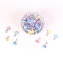 晨光(M&G)文具多规格彩色长尾夹 多功能燕尾夹(15/19/25mm) 62个/盒ABS916D3