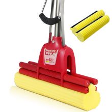 好媳妇 AGW-7102A-1-A 27cm 单滚轮胶棉拖把（共1个棉头) 红色