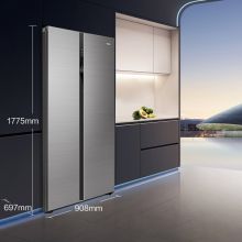 海尔（Haier ）601升 双变频风冷无霜对开门冰箱双门 BCD-601WDGX