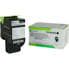 利盟（Lexmark）CS310dn/CS410dn彩色打印机A4双面网络打印 高容墨粉黑色 4000页 70C8HKE
