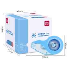 得力(deli)12个12m学生修正带/改正带/涂改带 27010