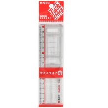 晨光(M&G)文具15cm多功能考试涂卡尺 孔庙祈福系列考试直尺  单把装ARL96099