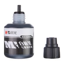 晨光(M&G)文具12ml黑色可加墨白板笔补充液 单瓶装AICV2006