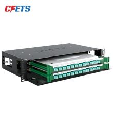 CFETS 24芯ODF光纤配线架 SC多模万兆OM3满配（加厚） 标准19英寸