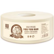 泉林本色 卷纸大盘纸厕纸大卷卫生纸空芯卷700g12卷 三层95*110mm/节