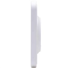 得力(deli)时尚办公家居低噪音挂钟 (33*33cm) 白色 8949