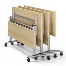 泰视 可移动办公桌培训桌椅 140*50*75cm