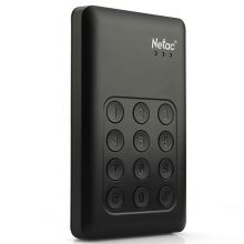 朗科（Netac）1TB USB3.0 加密移动硬盘 K390安全系列 2.5英寸 独立按键硬件加密 隐私保护