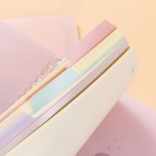 齐心(Comix) 26孔活页本文具笔记本子记事本日记本可换替芯 B5/60张 米团儿联名系列 C4930