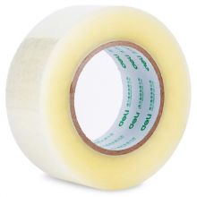 得力(deli)高品质透明封箱胶带/打包胶带 48mm*200y(183米) 6卷/筒 30215