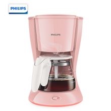 飞利浦（PHILIPS）咖啡机 美式滴滤式咖啡壶粉色可煮茶迷你型 HD7431/30