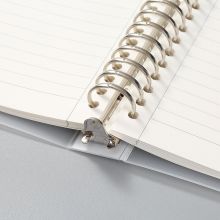 齐心(Comix)文具活页笔记本子/活页夹记事本/日记本 简约PP材质封面 A5/60张 ECC308
