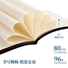 得力(deli)A5/96张莫兰迪系列商务会议记录本 时尚办公工作日志本记事本笔记本子文具 3175