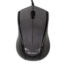 双飞燕（A4TECH）静音 N-400有线鼠标(经典黑)