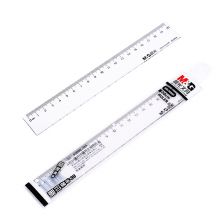 晨光(M&G)文具20cm透明塑料学生绘图直尺子 单把装ARL96004